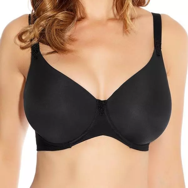 "Nuovo Jl * Fantasia * ""Premiere"" Reggiseno A Coppa Intera Nero Sottocablato Taglia 32Dd Rrp £38