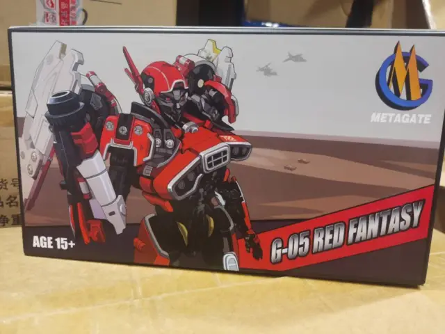 In Stock Metagate G-05 Red Fantasy Shatter Movie Version Transforms Toy Figure