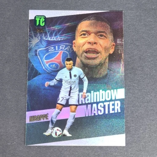PANINI TOP CLASS 2023 Football "KYLIAN MBAPPE" 214 Rainbow Master Trading Card EUR 3,40