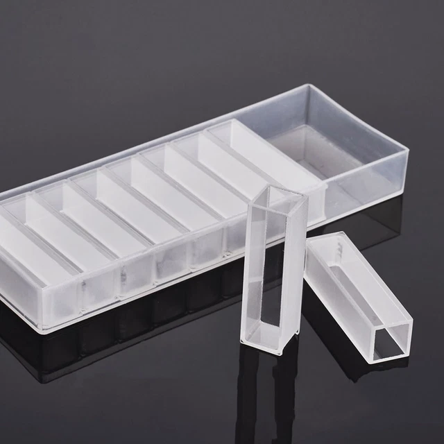 UV Quartz Cuvette Suitable 3.5ml For 751/722 Spectrophotometer Optical Path 50mm