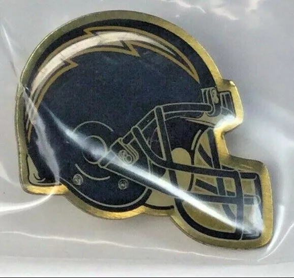 Vintage San Diego Chargers NFL Helmet Enamel Hat Lapel Tie Pin Free Shipping!