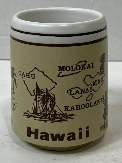 Vintage Hawaiian Islands RB Coffee Mug Cup Made In Japan Very Good Condition