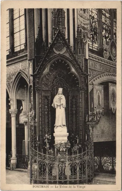 CPA PONTMAIN - Le trone de la vierge (159889)