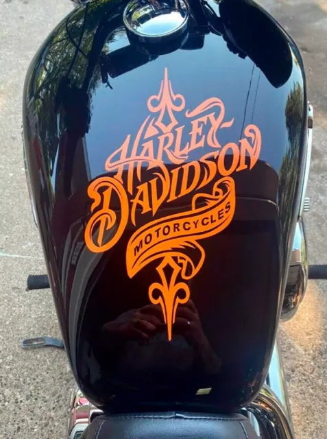 Harley Davidson fuel tank lettering decal set X1 vinyl adesivi autocollants...