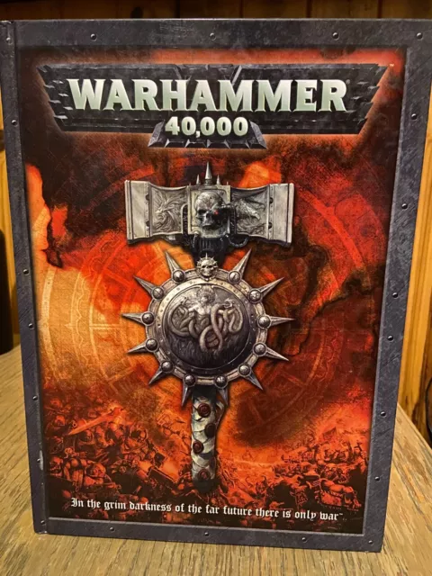Warhammer 40,000 40K Rule Book Hardcover 2008  Games Workshop