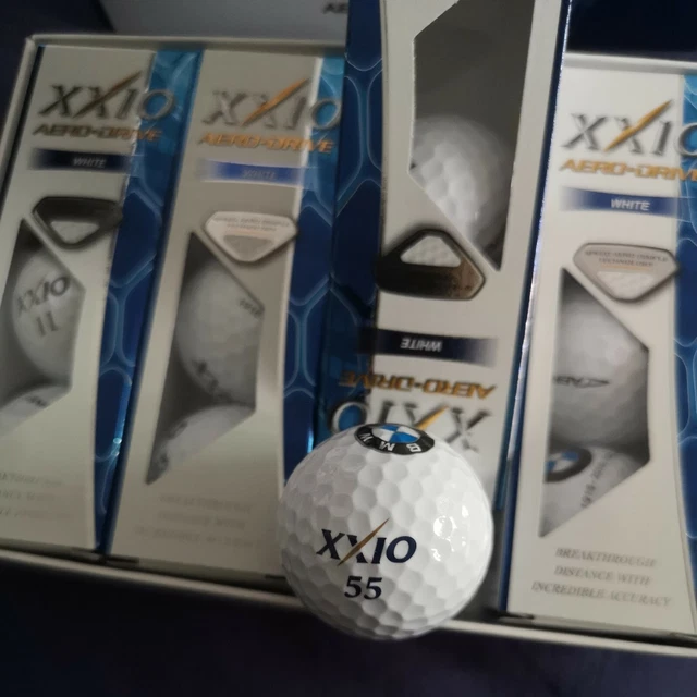 Boîte neuve  de 12 Balles de  Golf XXIO AERO DRIVE bmw 2