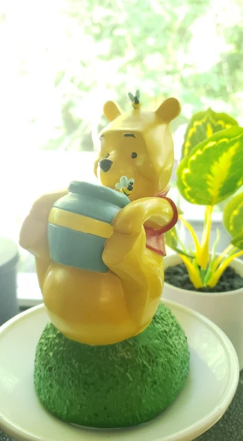 Disney Winnie The Pooh Rolling With Honey Pot Garden Statue