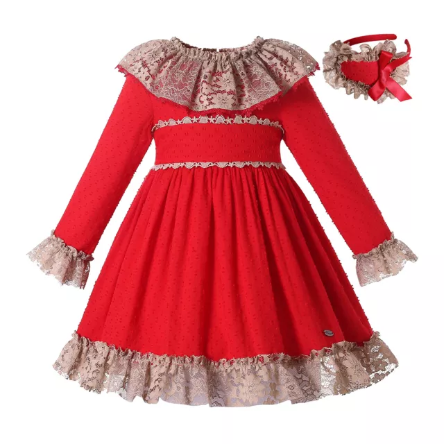 Pettigirl Spanish Clothes Girls Christmas Dresses 2 3 4 5 6 7-8 9-10 11-12 Years