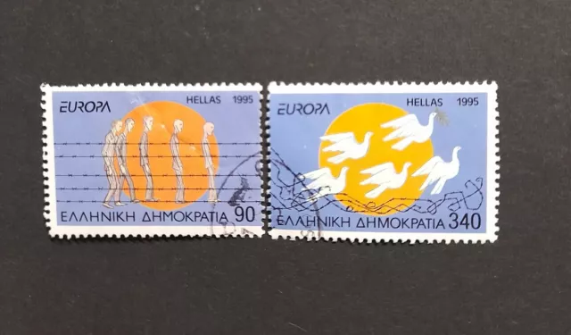 Greece stamp 1995 Europa peace and Freedom