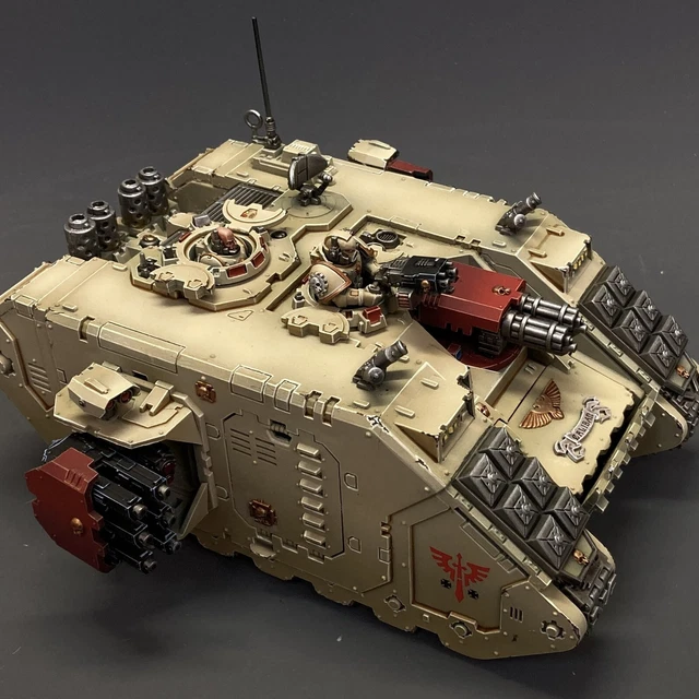 LAND RAIDER CRUSADER Warhammer 40000 Army Space Marines Painted Custom ...