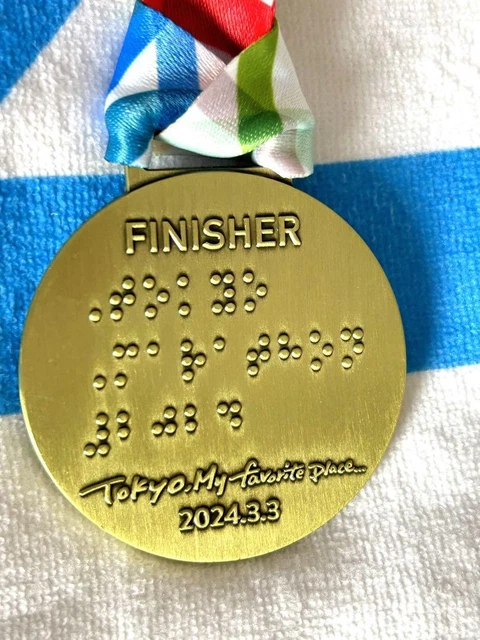 TOKYO MARATHON 2024 Finisher Medal Poncho Runner's Robe set Asics