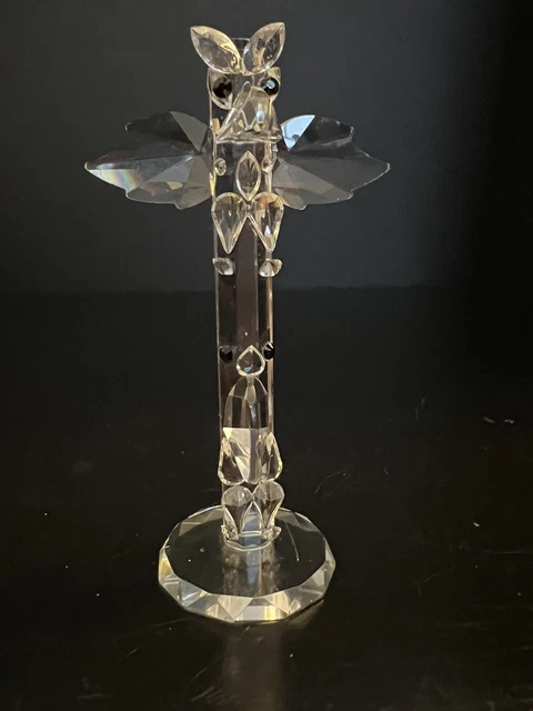 CLASSIC NORTHWEST COAST DESIGN faceted CRYSTAL EFFIGY TOTEM POLE￼ Swarovski type