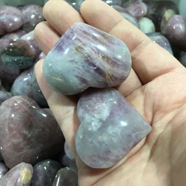 2.2LB Natural quartz purple powder, polishing, love, reiki energy 9-16pc+