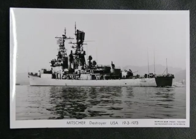 Cpa Uss Navy Battleship : Uss Mitscher  - Tbe