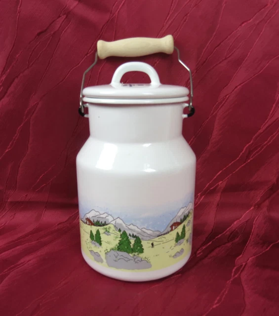 Riess Emaille-Wassereimer Classic Weiß – 10 Liter, Durchmesser 28 Cm, Mit Henkel