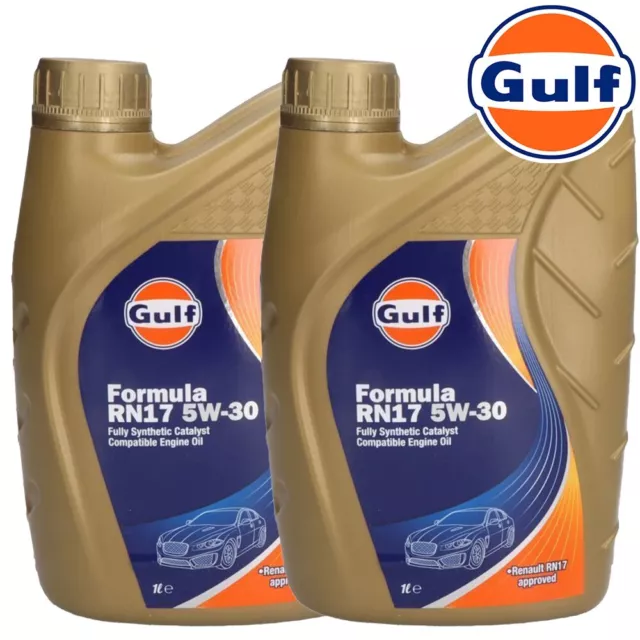 OLIO MOTORE AUTO GULF Formula RN17 5W30 SPECIFICO PER MOTORI  Renault ACEA C3 2L