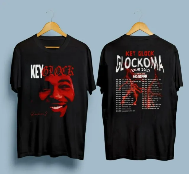 KEY GLOCK 2023 Tour, Key Glock Tee, Shirt, Vintage Key Glock Shirt $18. ...