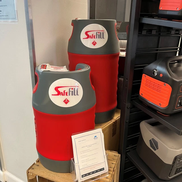 SAFEFILL REFILLABLE GAS Cylinder Large 10kg / Motorhome Caravan