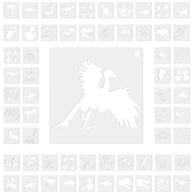 60pcs druck schöne diy spray schablone druck schablone für diy