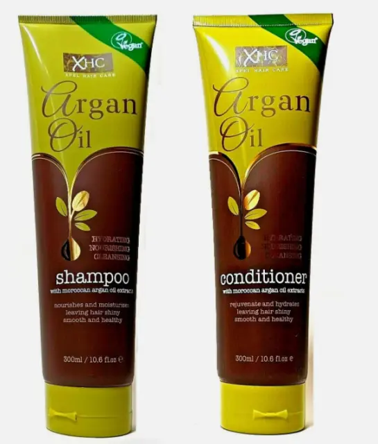 XHC Argan Oil Hydrating Shampoo and Conditioner Hair Care 2x 300 ml