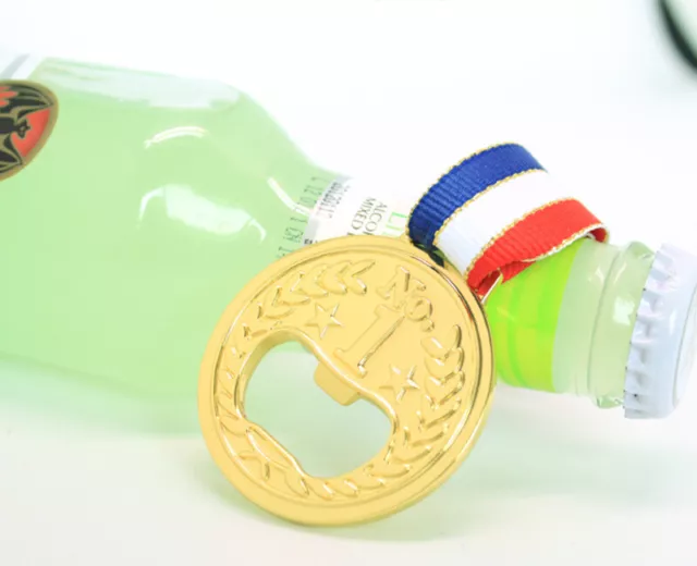 No 1 Gold Medal Metal Beer Bottle Opener Novelty Wedding Party Favor Xmas Gift