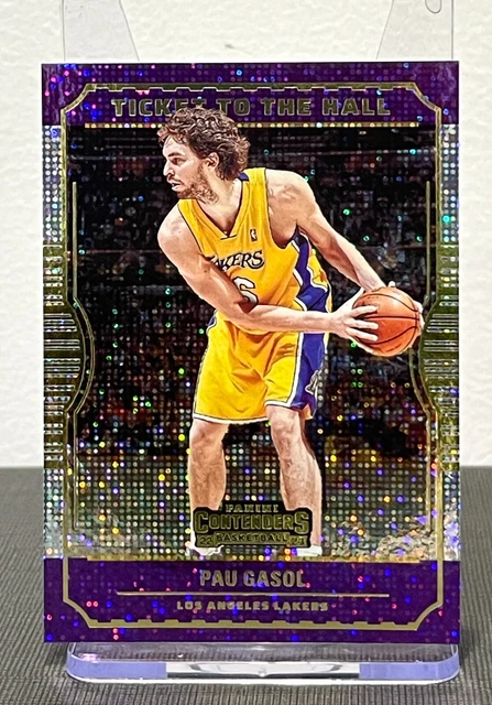 2022-23 Panini Contenders #7 Pau Gasol Ticket To The Hall Los Angeles Lakers