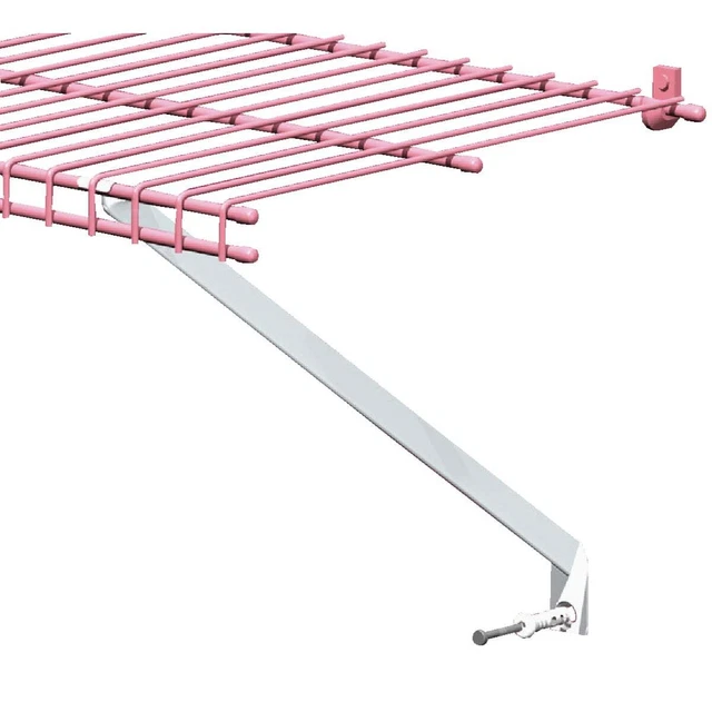 ClosetMaid 12 In. White Shelving Support Bracket (12-Pack) 2177500 Closetmaid