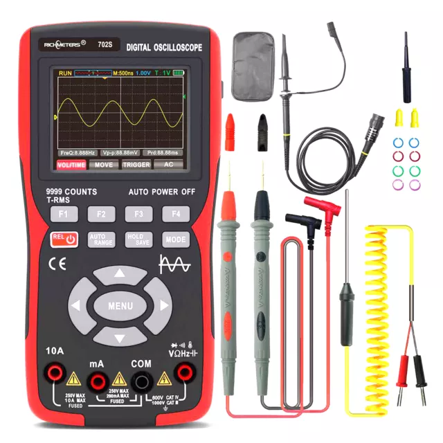 Oscilloscope Multimètre Portable LCD Multimètre Numérique et Oscillomètre J6T8