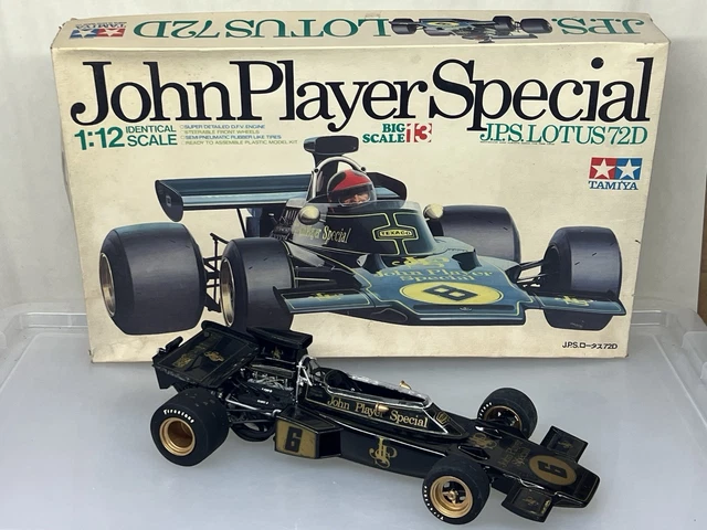 Maquette Tamiya 1/12 Lotus 72D J.P.S - Kit Vintage Non Monté, F1 John Player Special
