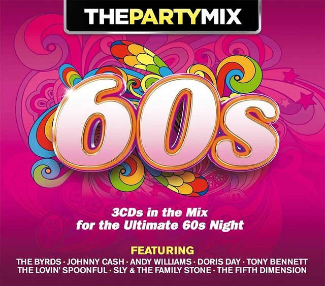 THE PARTY MIX 60's Sixties NEW 3XCD For The Ultimate 1960s Hits Night