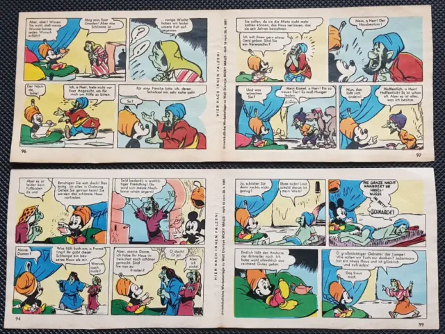 Micky Maus - 2x Comic-Streifen - Nr.18/1961 - ehapa-Verlag