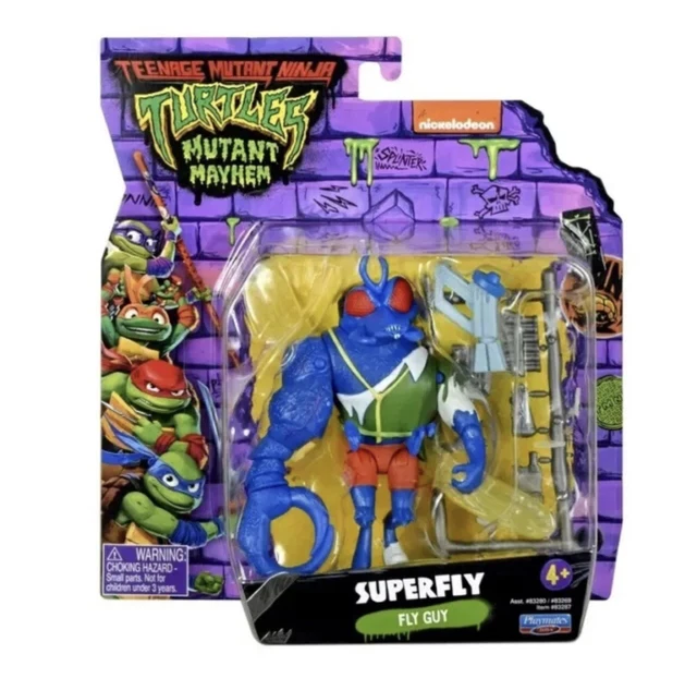 Playmates Teenage Mutant Ninja Turtles - Mutant Mayhem "Superfly" Tmnt Figure