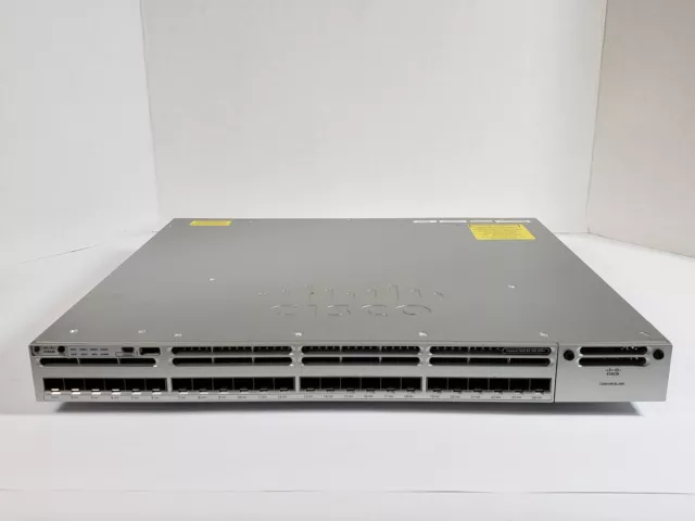 Conmutador de red Cisco -usado- WS-C3850-24XS-S Catalyst 3850.