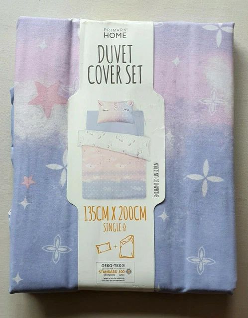 Unicorn double bedding primark cheap