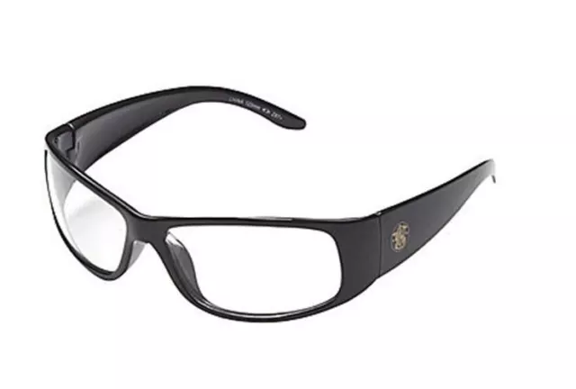 Smith & Wesson Elite Safety Glasses Black Frame Clear Anti-Fog Lens ANSI Z87.1+