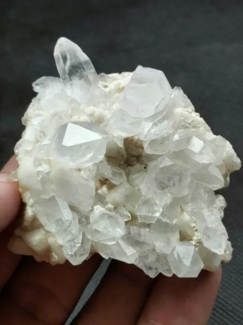 Quartz crystals on matrix beautiful specimen from pak. "67 grams"