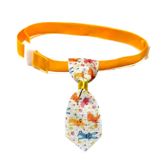 Pet Tie Bite-resistant Breathable Cat Dog Adjustable Neck Wear Collar Lovely