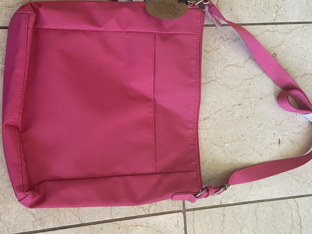 NWT Samantha Brown To – go zip front Crossbody-Pink 7