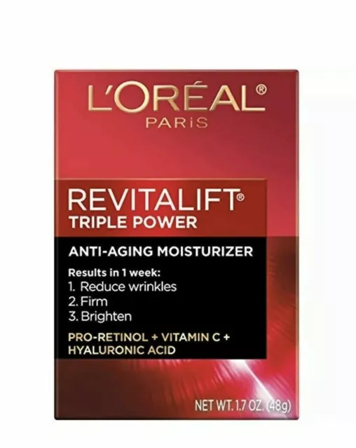 Loreal Revitalift Triple Power Intensive Anti Aging Moisturizer 1.7 Oz #7916