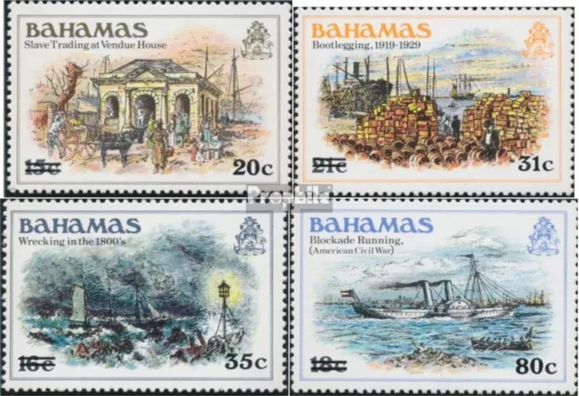 bahamas 534-537 (complète edition) neuf avec gomme originale 1983 Histoire le ba