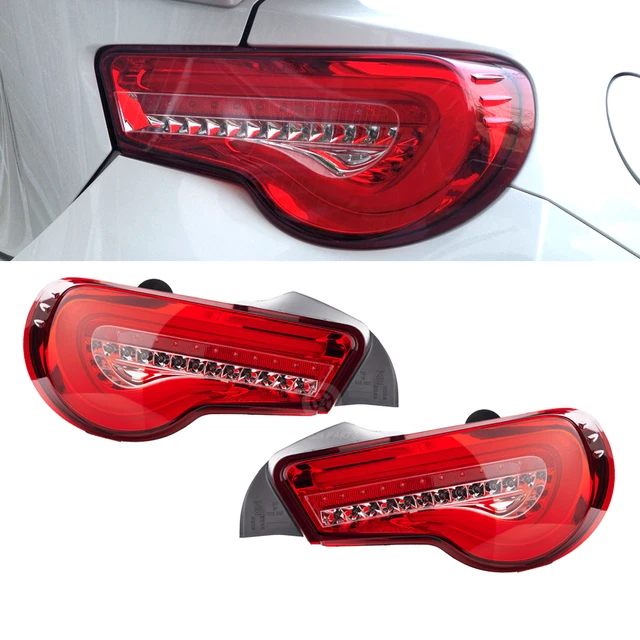 TOYOTA 86 BRZ FRS LED Tail Lights Valenti Sequential Signal Red USDM 13