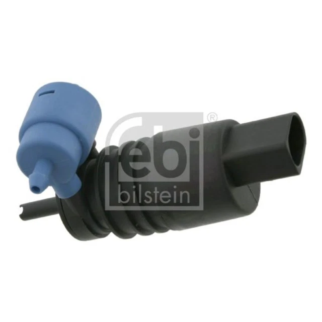 Pompe à Eau De Lave-glace Febi Bilstein 27443 - Pour BMW Série 5 Et 7 (1994-2004), 12V, 2 Connexions