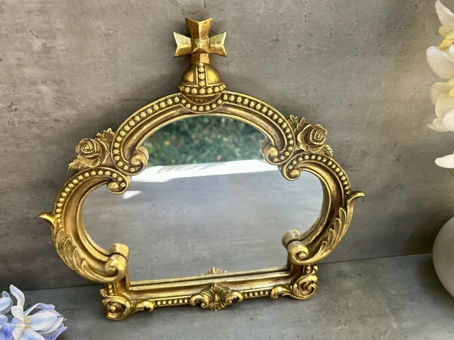 GOLD ORNATE ARCHED Triple Dressing Table Mirror 80cm x 56cm vanity make up 102.95 - PicClick UK GOLD ORNATE ARCHED Triple Dressing Table Mirror 80cm x 56cm vanity make up 102.95 - PicClick UK