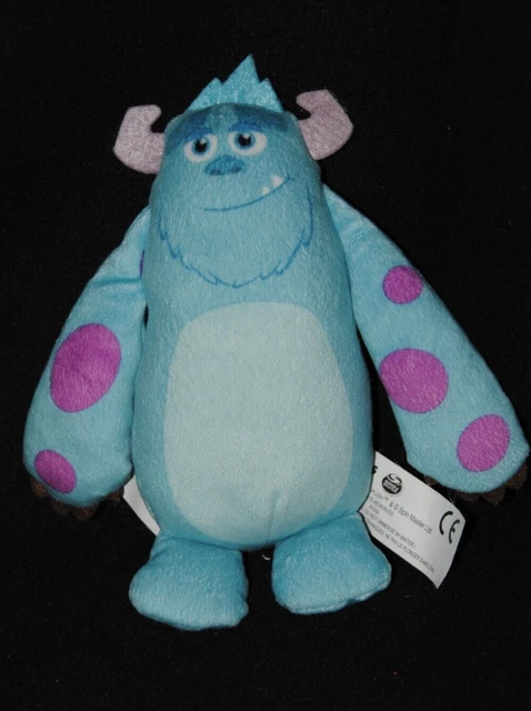 Peluche doudou Sully sonore Monstre Et Compagnie DISNEY PIXAR bleu 21 cm TTBE