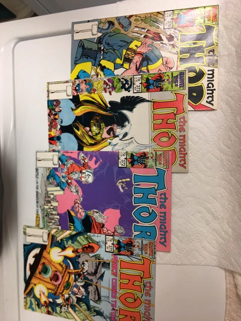 Mighty THOR #371 & #372, #373  Marvel, 1986, First Appearance of TVA