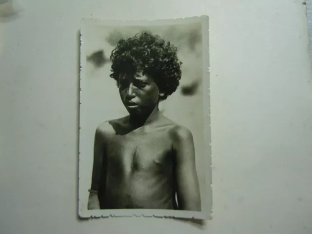 1920 ca  (Colonia ERITREA) RAGAZZO DI RAZZA CUMANA  *Foto originale