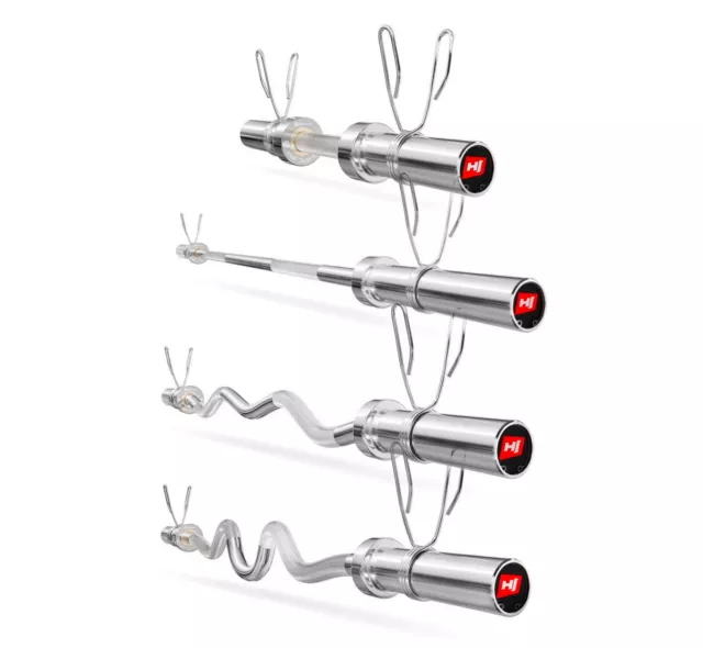 Hop-Sport Profi Olympia Hantelstange Kurz- & Langhantel SZ-Stange Ø 50 mm