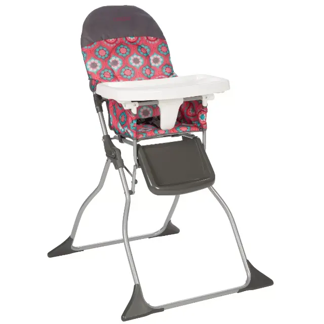 Simple Fold Full Size High Chair with Adjustable Tray, Stencil