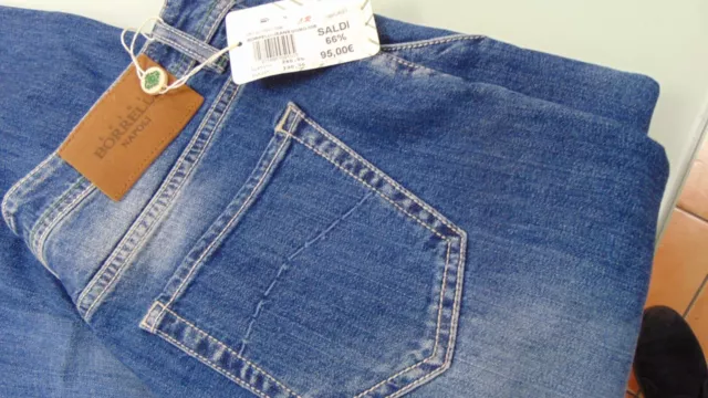 Borrelli Jeans Napoli Antica Sartoria 33-47  86 Cm Partenope 280,00 Cart. Bor-A0