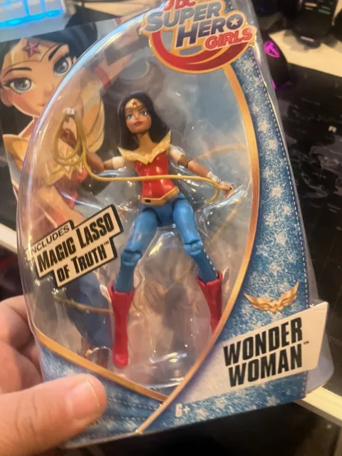 DC Super Hero Girls WONDER WOMAN includes Magic Lasso Doll Action Figure Toy NEW